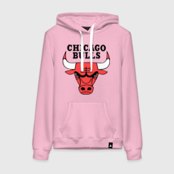 Женская толстовка хлопок Chicago bulls logo