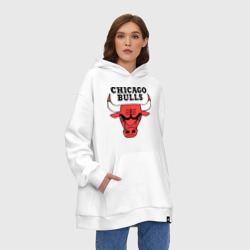 Худи SuperOversize хлопок Chicago bulls logo - фото 2