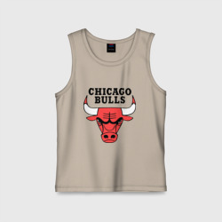 Детская майка хлопок Chicago bulls logo