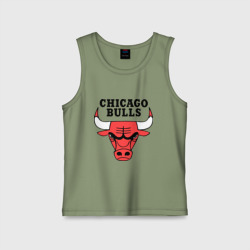 Детская майка хлопок Chicago bulls logo