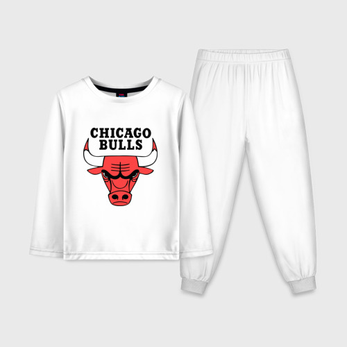 Детская пижама с лонгсливом хлопок Chicago bulls logo