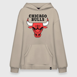 Худи SuperOversize хлопок Chicago bulls logo