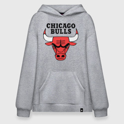 Худи SuperOversize хлопок Chicago bulls logo