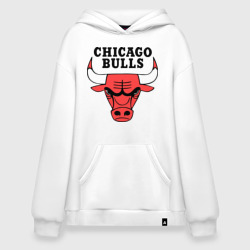 Худи SuperOversize хлопок Chicago bulls logo