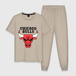 Мужская пижама хлопок Chicago bulls logo
