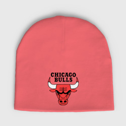 Женская шапка демисезонная Chicago bulls logo