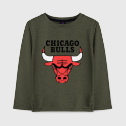 Детский лонгслив хлопок Chicago bulls logo