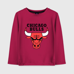 Детский лонгслив хлопок Chicago bulls logo