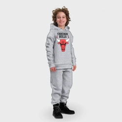 Детский костюм хлопок Oversize Chicago bulls logo - фото 2