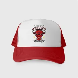 Кепка тракер с сеткой Chicago bulls swag