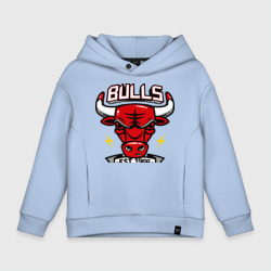 Детское худи Oversize хлопок Chicago bulls swag