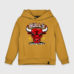 Детское худи Oversize хлопок Chicago bulls swag