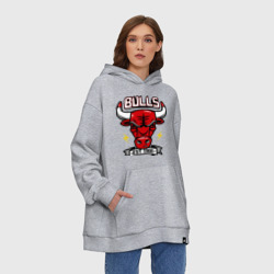 Худи SuperOversize хлопок Chicago bulls swag - фото 2