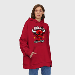 Худи SuperOversize хлопок Chicago bulls swag - фото 2