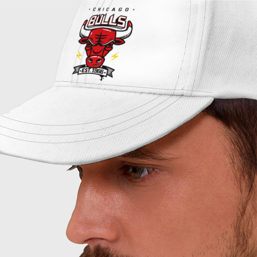 Бейсболка Chicago bulls swag, цвет белый - фото 2