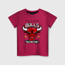 Детская футболка хлопок Chicago bulls swag