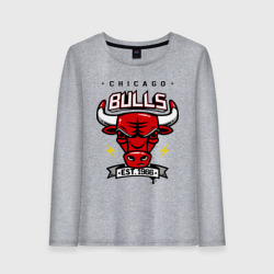 Женский лонгслив хлопок Chicago bulls swag