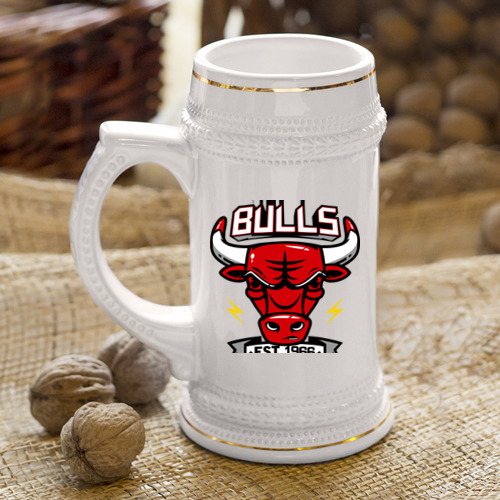 Кружка пивная Chicago bulls swag - фото 4