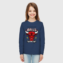 Детский лонгслив хлопок Chicago bulls swag - фото 2