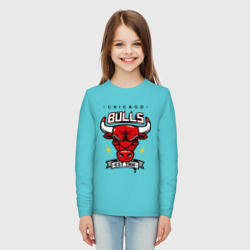 Детский лонгслив хлопок Chicago bulls swag - фото 2