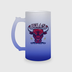 Кружка пивная матовое стекло Chicago bulls swag