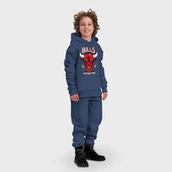 Детский костюм хлопок Oversize Chicago bulls swag - фото 2