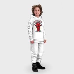 Детский костюм хлопок Oversize Chicago bulls swag - фото 2