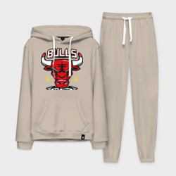 Мужской костюм хлопок с толстовкой Chicago bulls swag