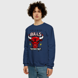 Мужской свитшот хлопок Chicago bulls swag - фото 2