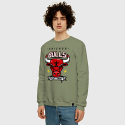 Мужской свитшот хлопок Chicago bulls swag - фото 2