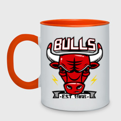 Кружка двухцветная Chicago bulls swag