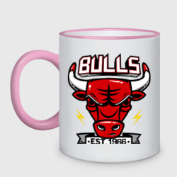 Кружка двухцветная Chicago bulls swag