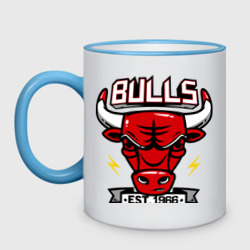 Кружка двухцветная Chicago bulls swag