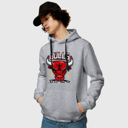 Мужская толстовка хлопок Chicago bulls swag - фото 2