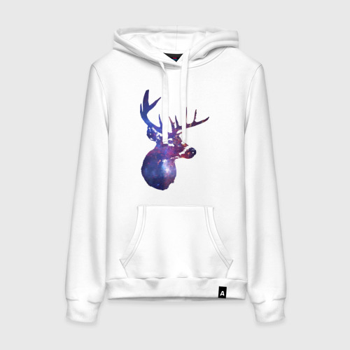 Женская толстовка хлопок Galaxy deer