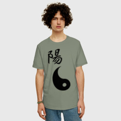 Мужская футболка хлопок Oversize Ян парная - фото 2
