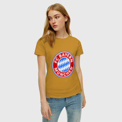 Женская футболка хлопок Bavaria-Munchen - фото 2