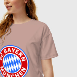 Женская футболка хлопок Oversize Bavaria-Munchen - фото 2