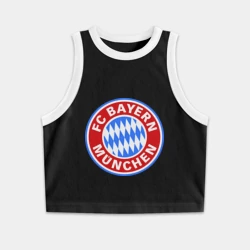 Женская укороченная майка-топ хлопок Bavaria-Munchen