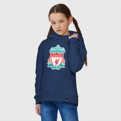 Детское худи Oversize хлопок Liverpool logo - фото 2