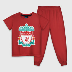 Детская пижама хлопок Liverpool logo