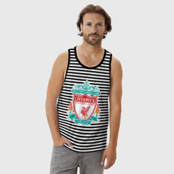 Мужская майка хлопок Liverpool logo - фото 2