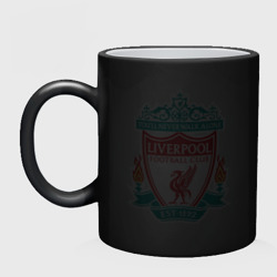 Кружка хамелеон Liverpool logo - фото 2