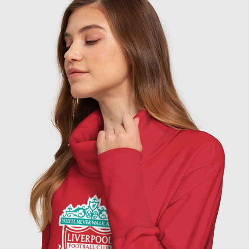 Платье удлиненное хлопок Liverpool logo - фото 6