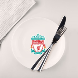 Тарелка Liverpool logo