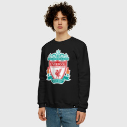 Мужской свитшот хлопок Liverpool logo - фото 2