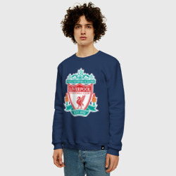 Мужской свитшот хлопок Liverpool logo - фото 2