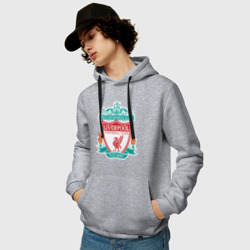 Мужская толстовка хлопок Liverpool logo - фото 2