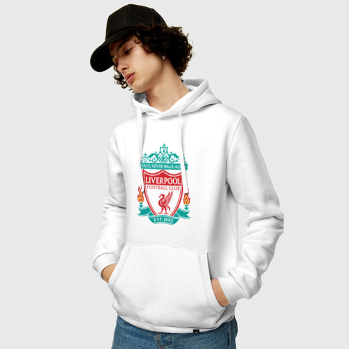 Мужская толстовка хлопок Liverpool logo - фото 3