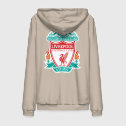 Мужская толстовка на молнии хлопок Liverpool logo